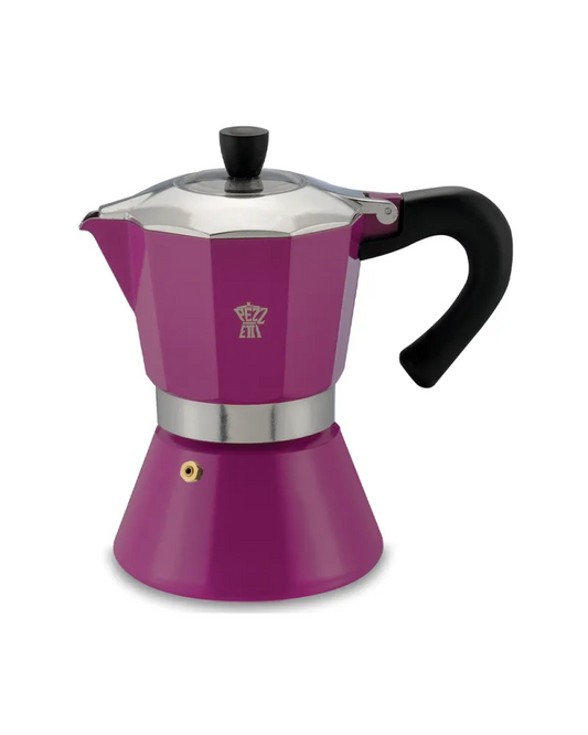 Cafetera Italiana 6 Tazas Morada | Pezzetti