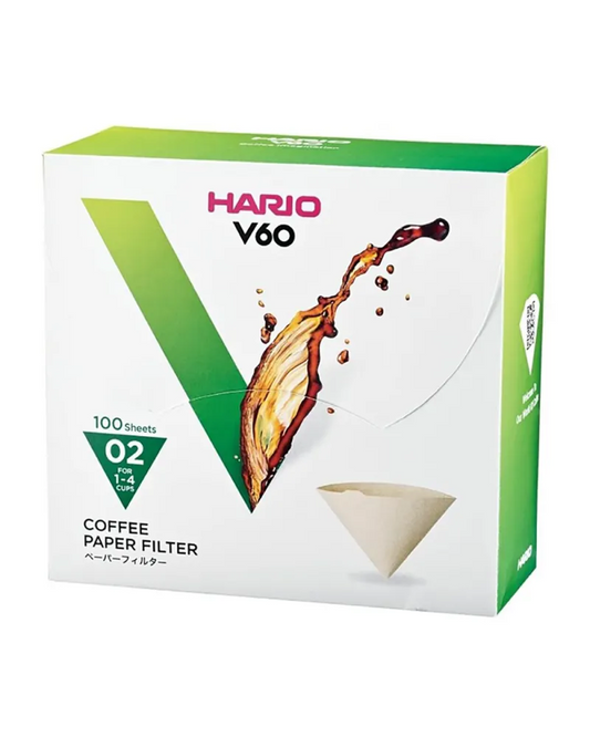Hario V60 02 Bleached Filters (100 units)